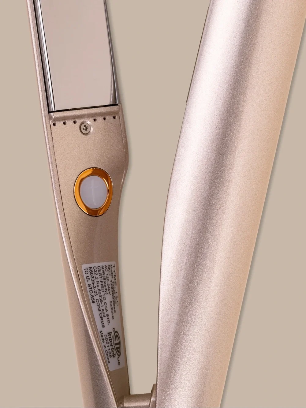 TYME Flat/Curling Iron with Rose Gold Accents